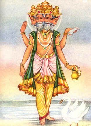 Brahma standing SculpturePedia Brahma standing