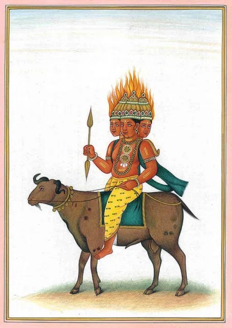 God Agni SculpturePedia God Agni