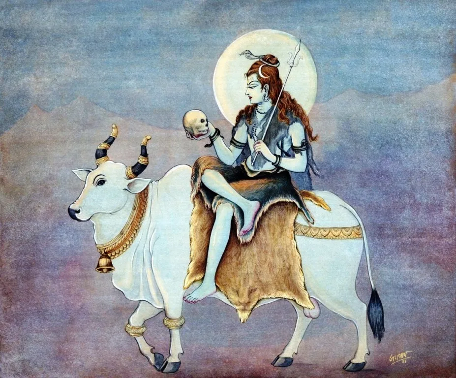 Lord Shiva on Nandi