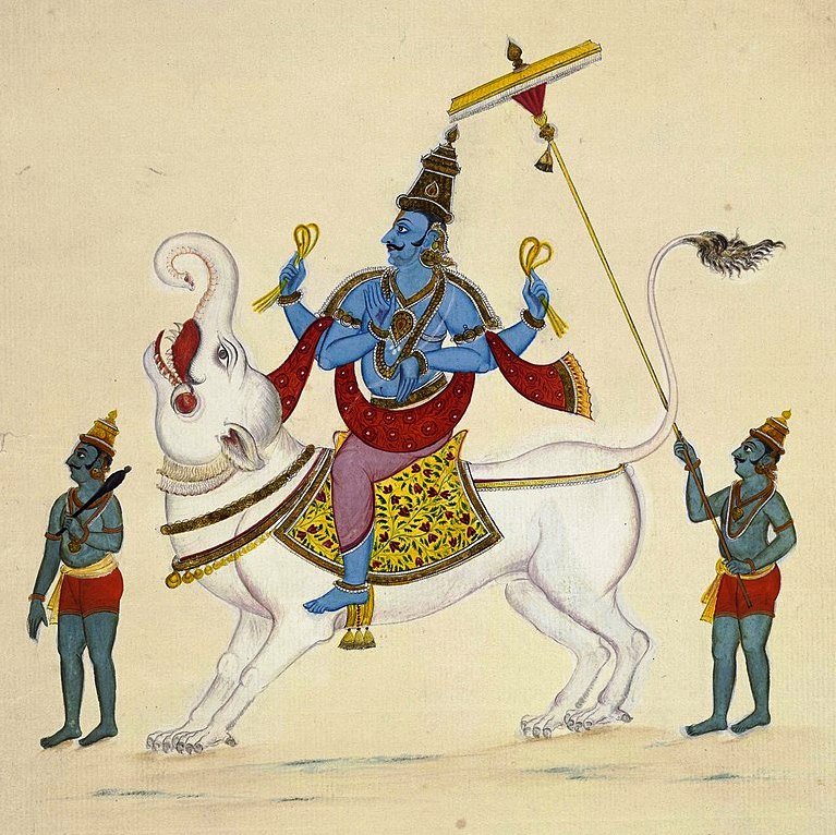 Varuna on his mount Makara