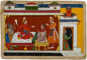 Dasharatha with his chief minister Sumantra SculpturePedia Dasharatha with his chief minister Sumantra