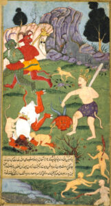 Hanuman beheads Trisiras SculpturePedia Hanuman beheads Trisiras