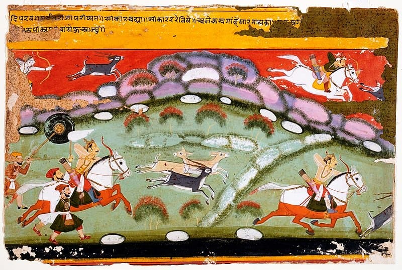 King Parikshit hunting