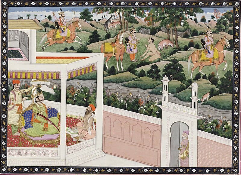 Pandu Shoots the Ascetic Kindama