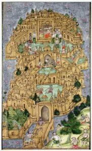 Ravana's golden citadel in Lanka