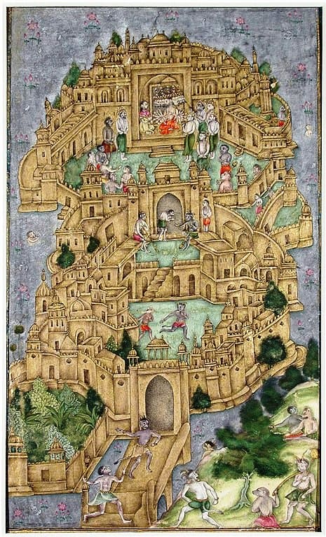 Ravanas golden citadel in Lanka