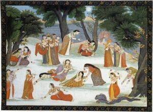 Re Enacting Krishnas marvelous Deeds