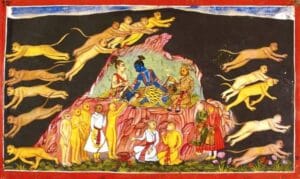 Sugriva sends out his monkey army to search for Sita