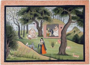 The Royal Exiles in a Sage's Hermitage