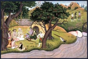 The ascetics ask Rama for protection