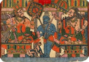 The sage Vyasa and the king Janamejaya