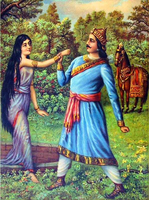 Devayani rescued from the well SculpturePedia Devayani rescued from the well