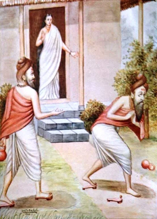 Gautama cursed his wife Ahalya for allowing Indra into her hermitage