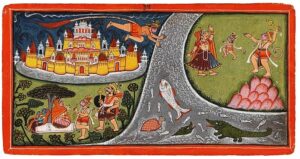 Hanuman's visit to Lanka