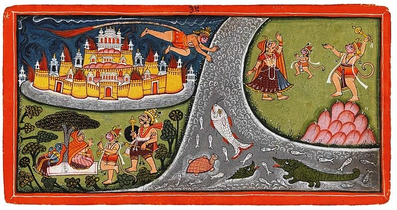 Hanumans visit to Lanka