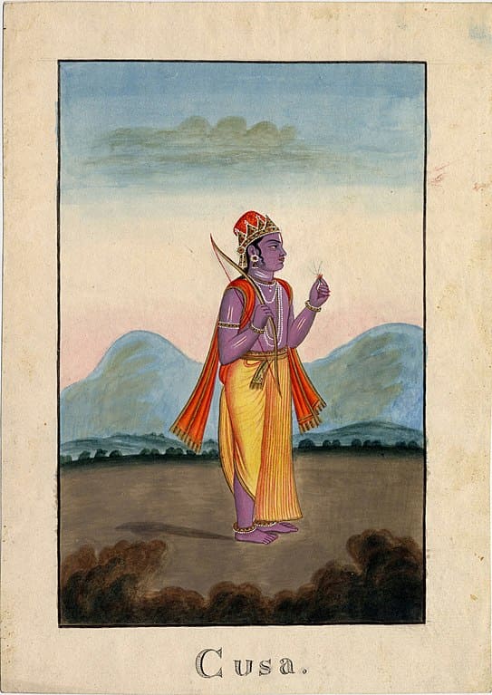 Kusha or Kusa, one of Rama’s sons