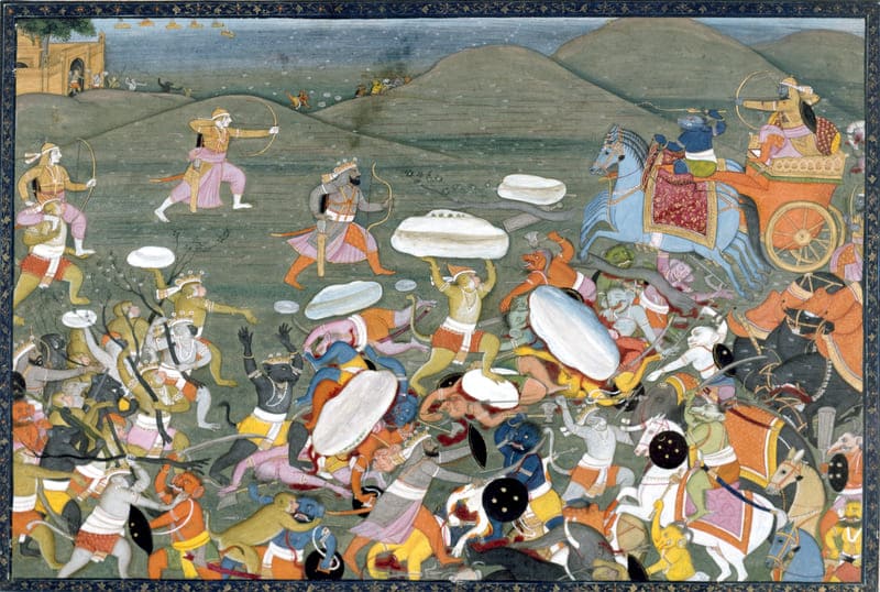 Lakshmana Fights Indrajit