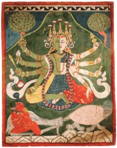 Lakshmi Narayana Combined form of Vishnu and his Consort Lakshmi