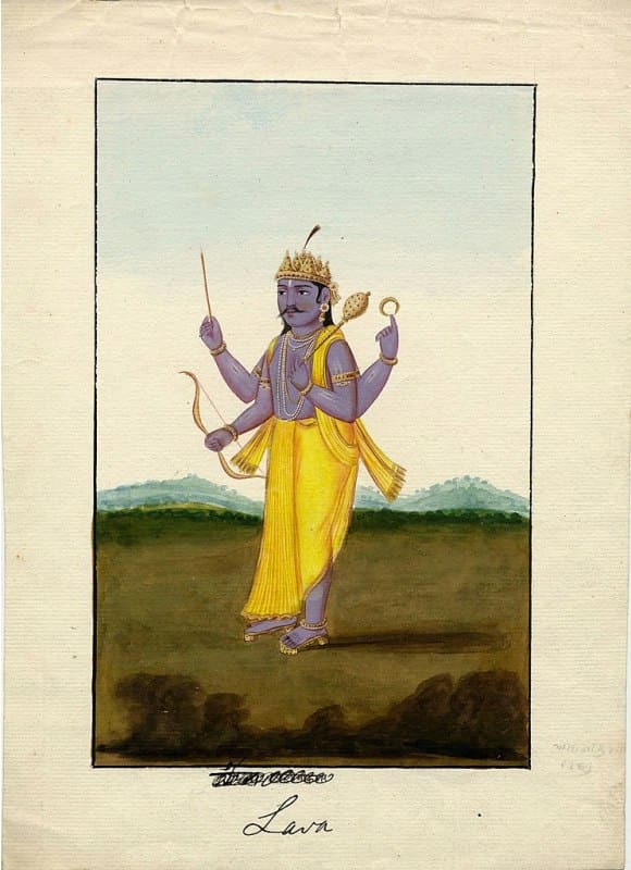 Lava, one of Rama’s sons