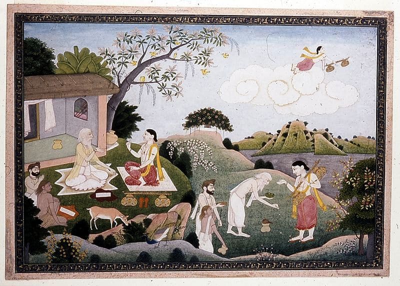 Narada visits Valmiki