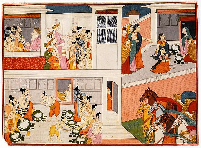 Pandavas in King Drupad's Court