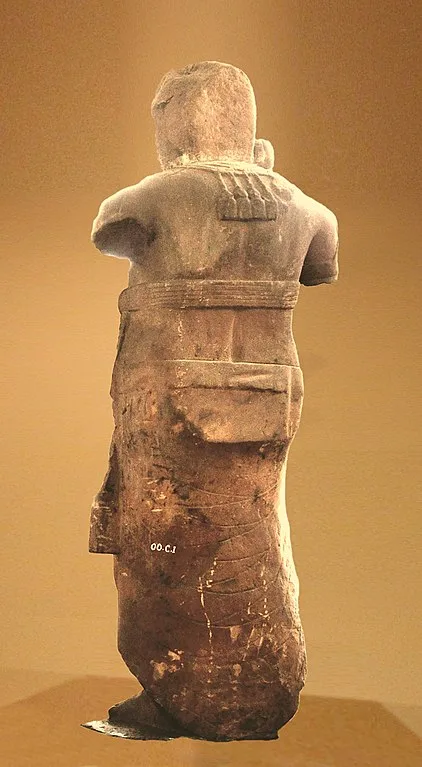 Parkham Yaksha Mathura 150 BCE back view