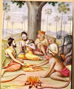 Rama Meets Sugriva