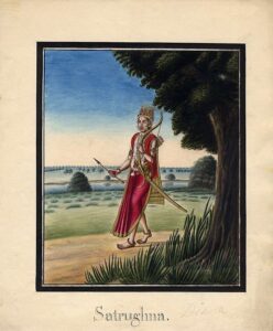 Satrughna or Shatrughna, the youngest brother of Rama