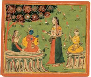 Surpanakha Addressing Rama SculpturePedia Surpanakha Addressing Rama