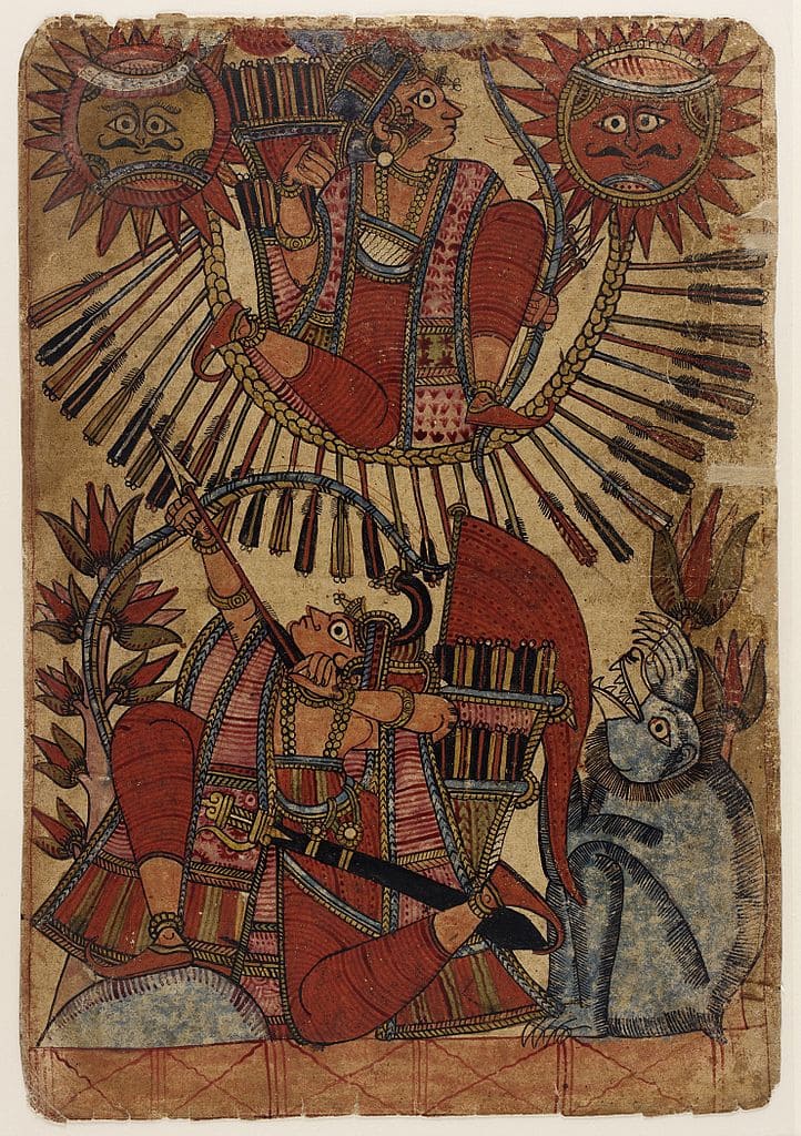 Vrishaketu Shoots Babhruvahana