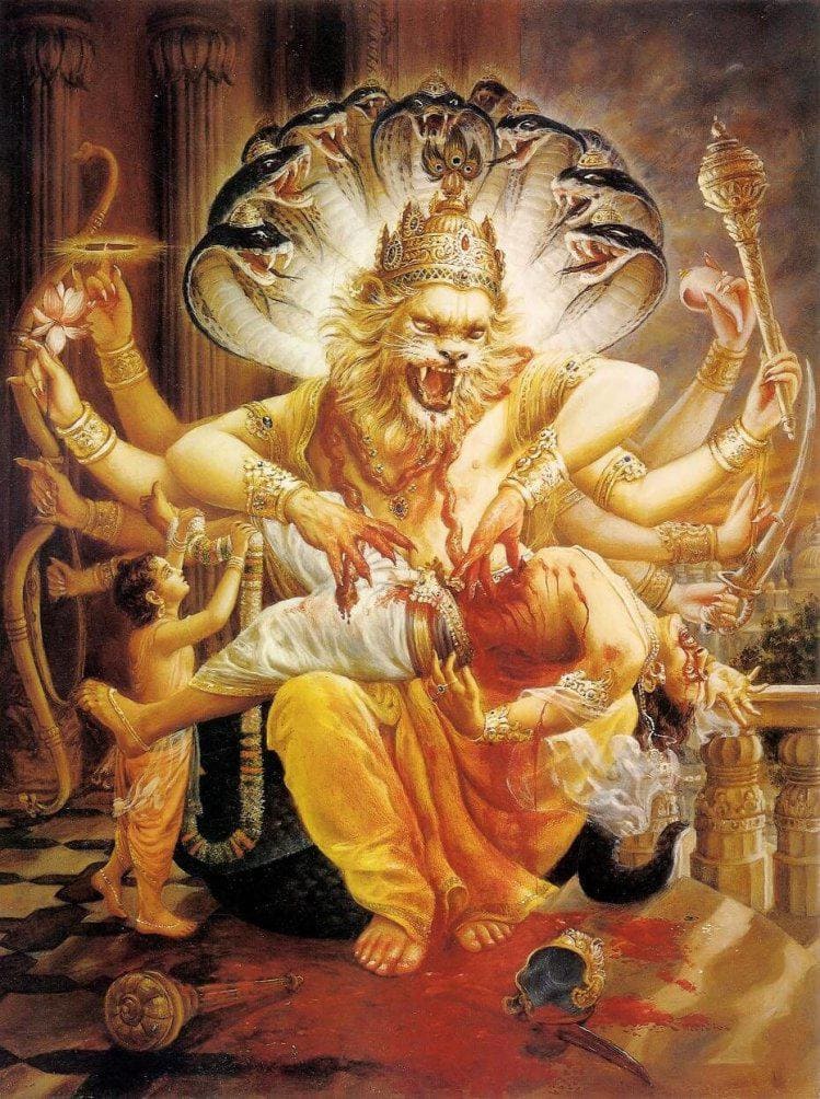 Narsimha Avatar Kills Hiranyakishup